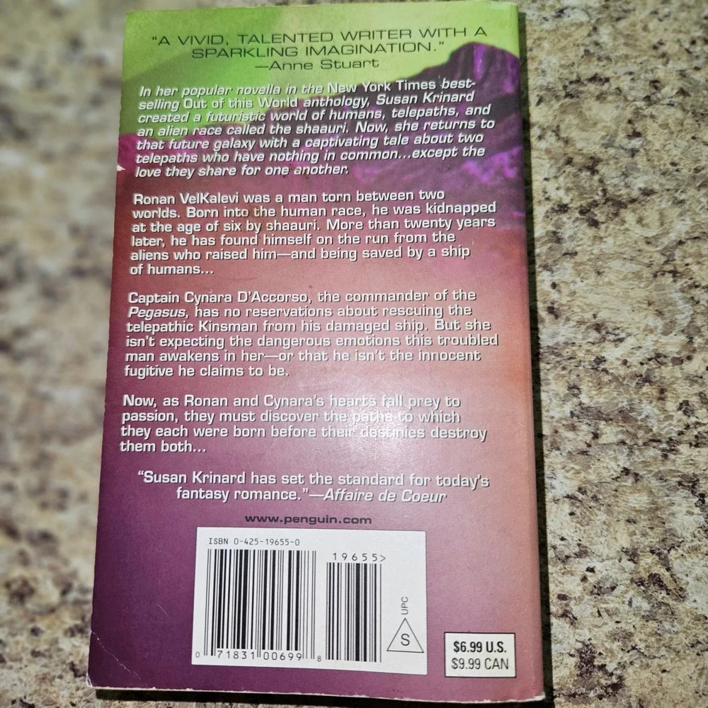 Kinsman's‎ Oath by Susan Krinard Sci-Fi Romance Paperback 2004 Berkley Sensation